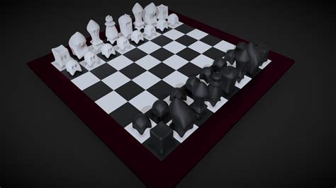 stylized chess pieces